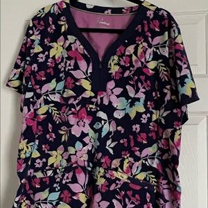 Women’s Healing Hands size 3X scrub top barely worn $20